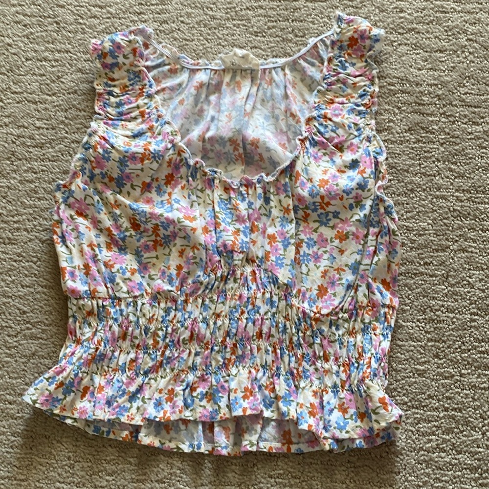 Pacsun Floral Dressy Tank Top